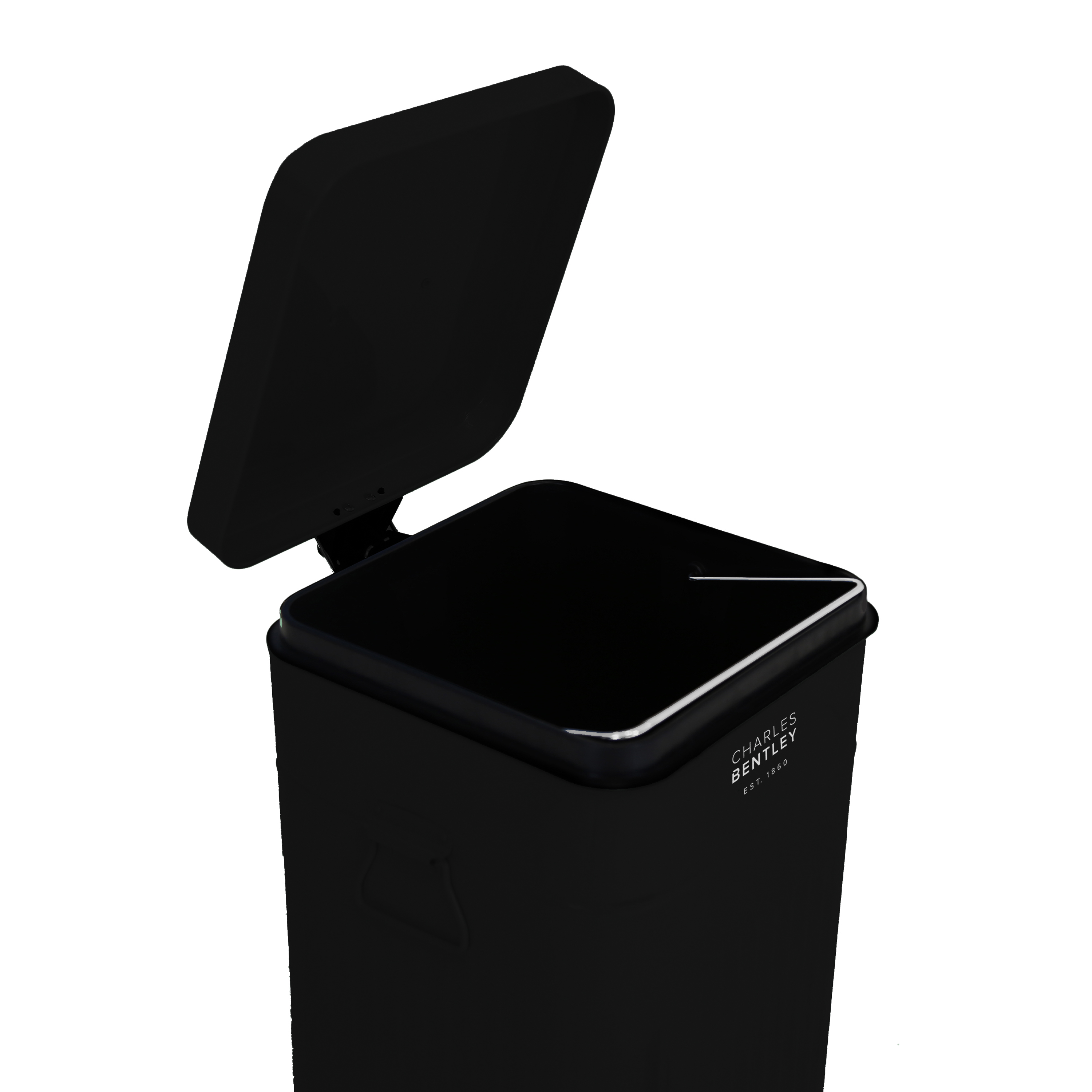 Charles Bentley 30 Litre Steel Square Retro Kitchen Pedal Waste Bin eBay