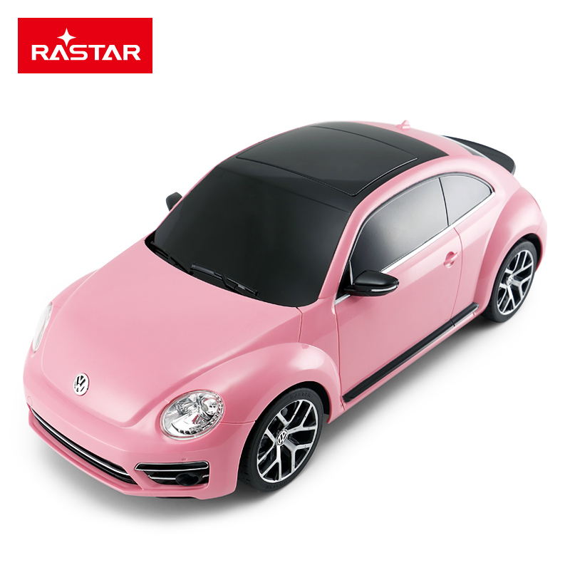 Rastar Remote Control Kids Pink 114 Scale Volkswagen Beetle car with